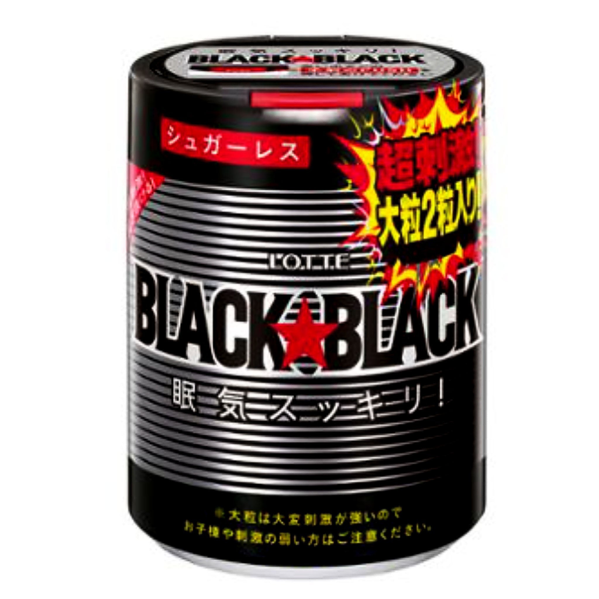 LOTTE Black Black Gum Bottle